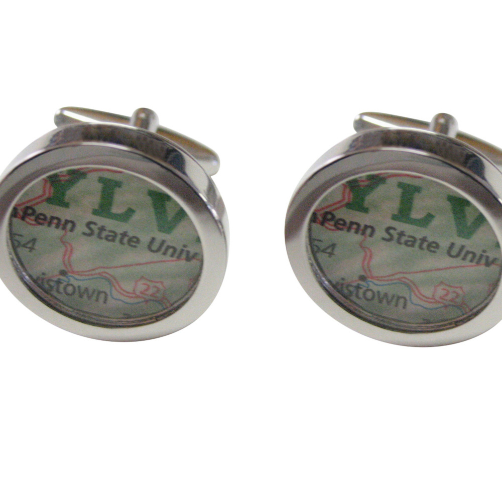 Penn State University Map Cufflinks - image 1